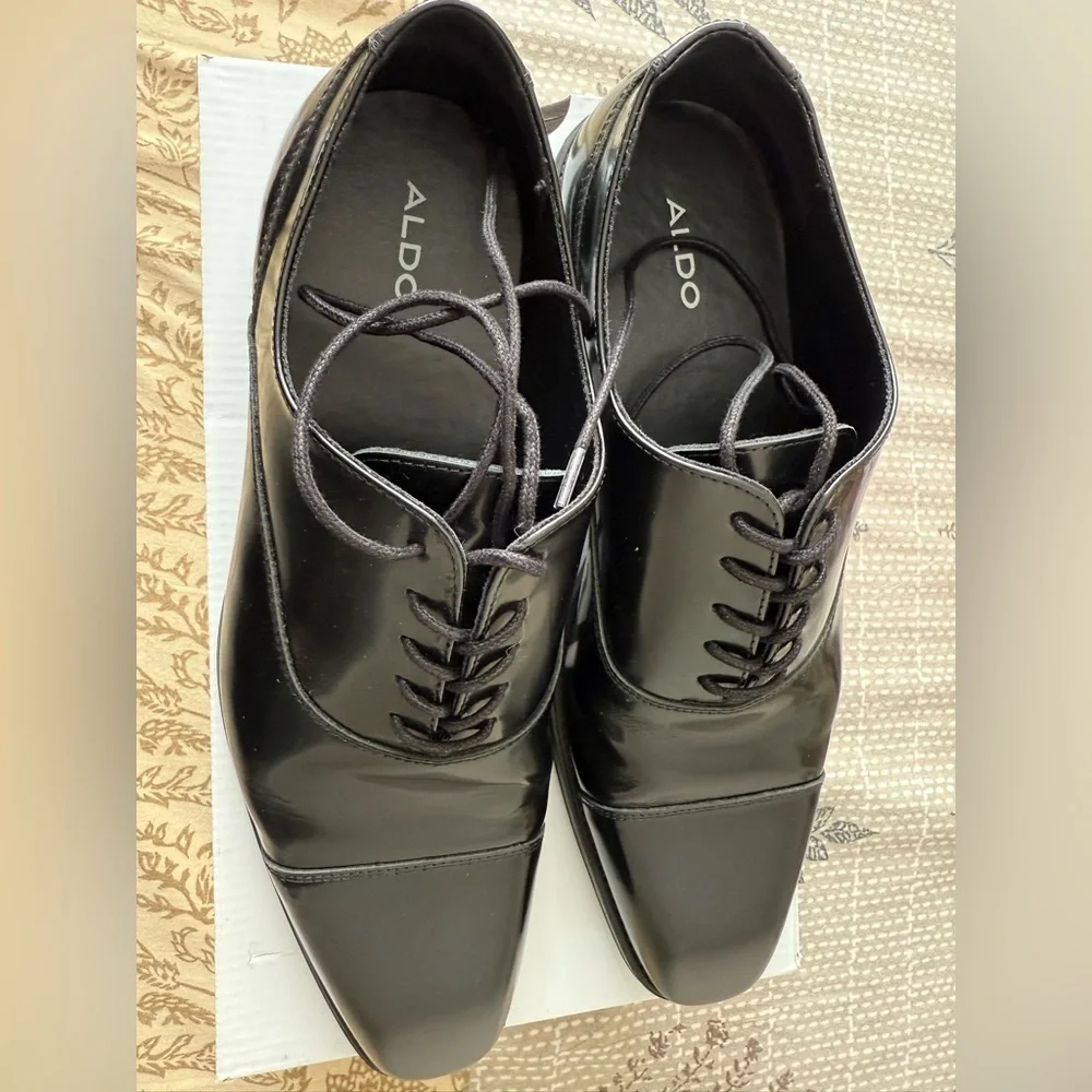 Aldo Tozzi Black Dress Shoes - Picture 4 of 6